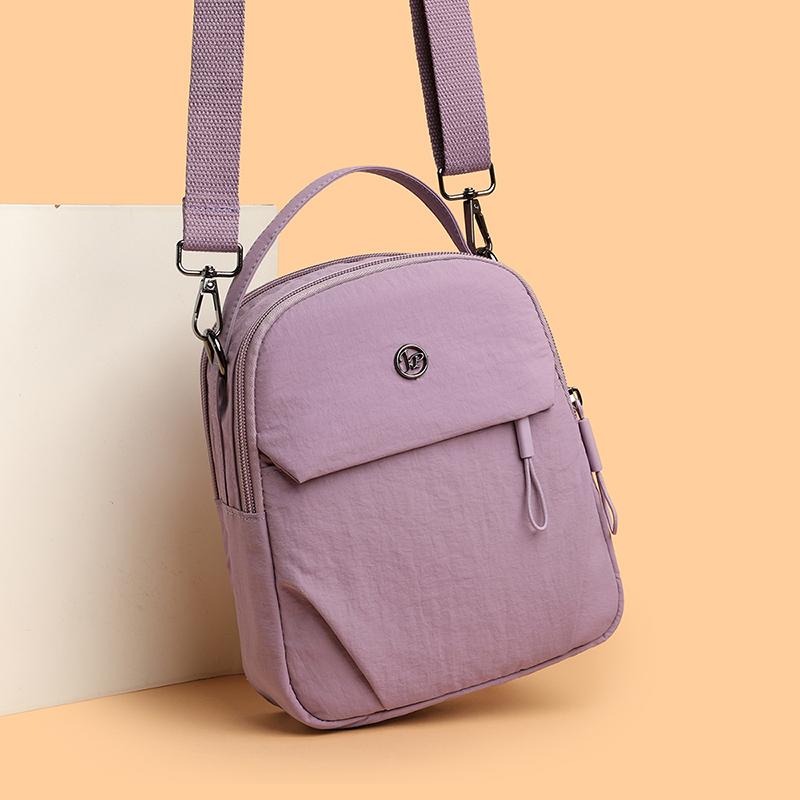 Women's Solid Color Handbag Nylon Shoulder Bag
