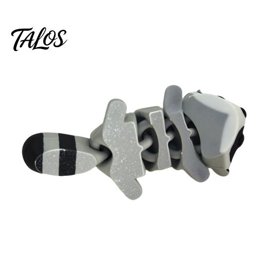 Talos 3D Printed Raccoon Figurine Decoration with Movable Joints, Cute Articulated Animal Desktop Ornament, Stress Relief Toy for Home Office