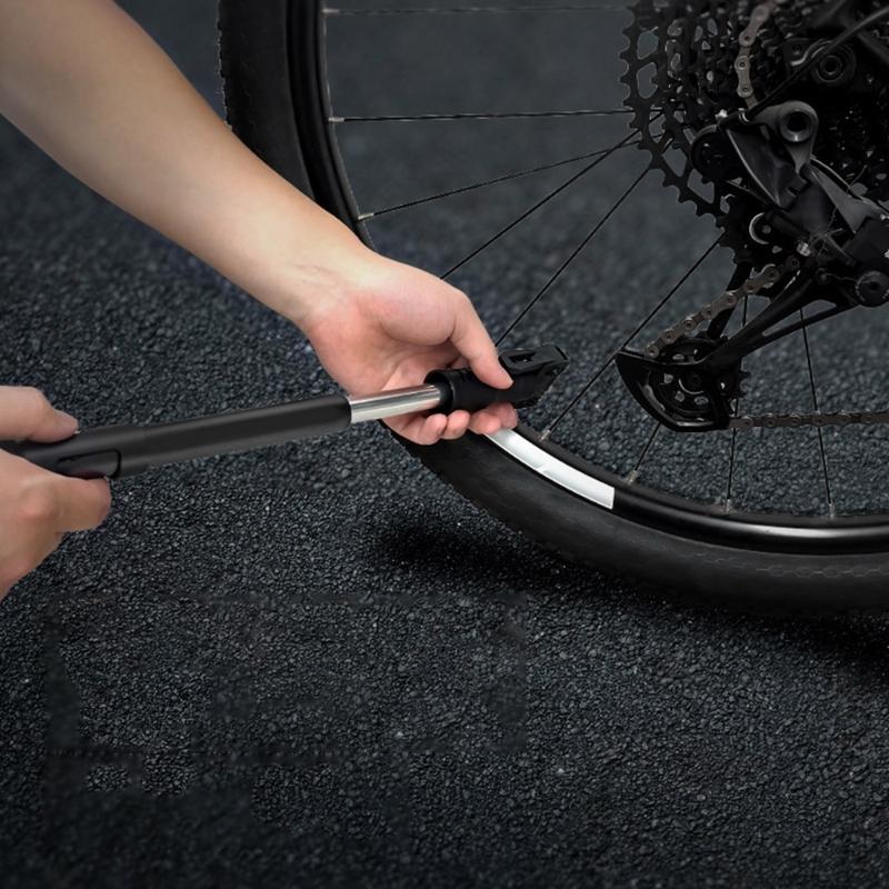 Efficient Manual Bike Inflator Sports Equipment Inflator High Performances Pumps Ergonomic Grip Cycling Accessory