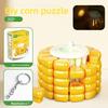 Kids 3D Printing Corn Magic Cube Stress Relieving Toys Tetris Jigsaw Puzzle Originality Becrypt Brain Burning Developmental Toys