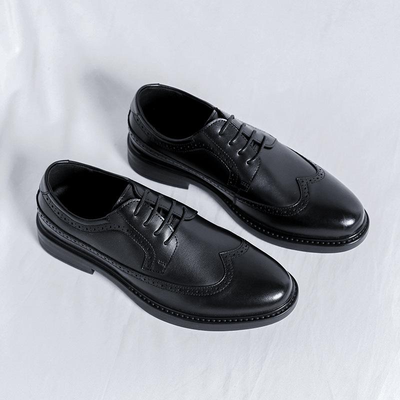 Brock Lederschuhe Herren Business Kleidung Casual Herrenschuhe Sommer Britischer Stil Bräutigam Hochzeitsschuhe Herren 8128-R