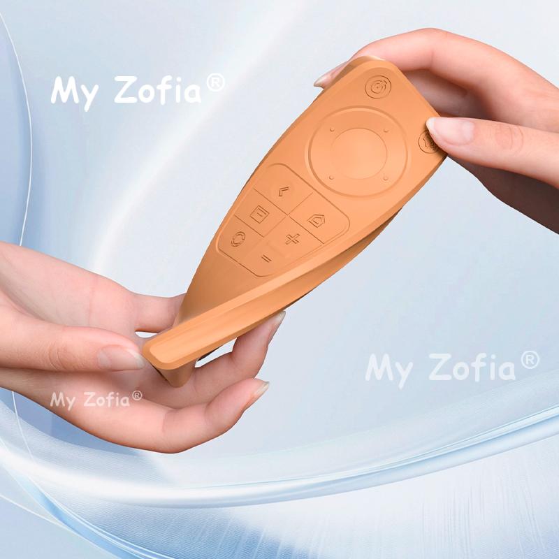 For ZEEKR 9X 2025 2026 Car TV Remote Control Silicone Protective Cover Tray Interior Second-row Rear Storage Box Accessories