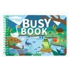 Travel-Friendly Busy Book for Kids with 4 Cartoon Themes for Quiet DIY Sticker Fun