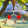 3 Stück Auslaufsicherer Blumen Kolibri Futterspender Doppelkopf Wasserfütterung Wildvogelzubehör