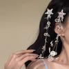 [Galaxy Waterfall] Sweet Wind Colored Stars Disc Tassel Seaside Holiday Sweet Cool Exquisite Atmosphere Hairpin