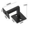 Bracket Handrail Brackets 304 Stainless Steel Bannister Black Hand Perfect Dimensions Rail Balustrade Practical
