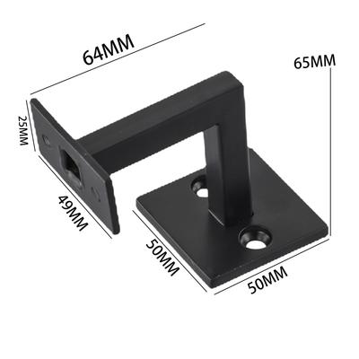 Držák Držáky madla 304 Nerezová ocel Zábradlí Černá Ruka Perfektní rozměry Zábradlí Balustráda Praktický
