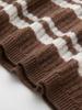 Women's Striped Cashmere Sweater: 2025 Autumn/Winter Loose Fit, Soft Lazy Style Top