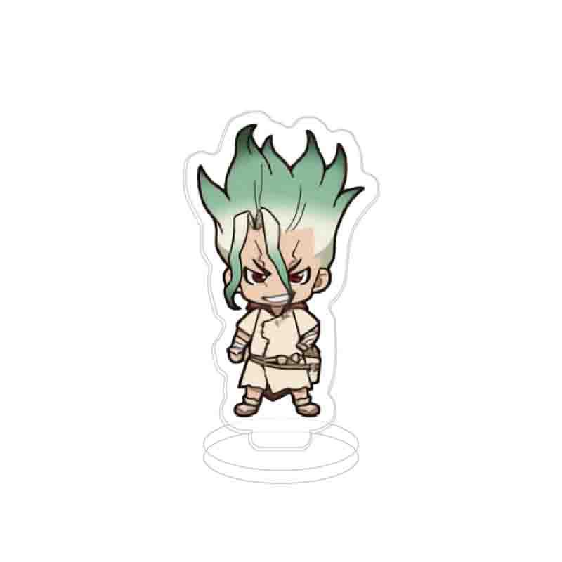 Dr. Stone Japanischer Anime-Merchandise Ishigami Senkuu Acryl-Ständerfigur Sammlerstück Schreibtisch-Dekoration Kreatives Geburtstagsgeschenk Für Jungen