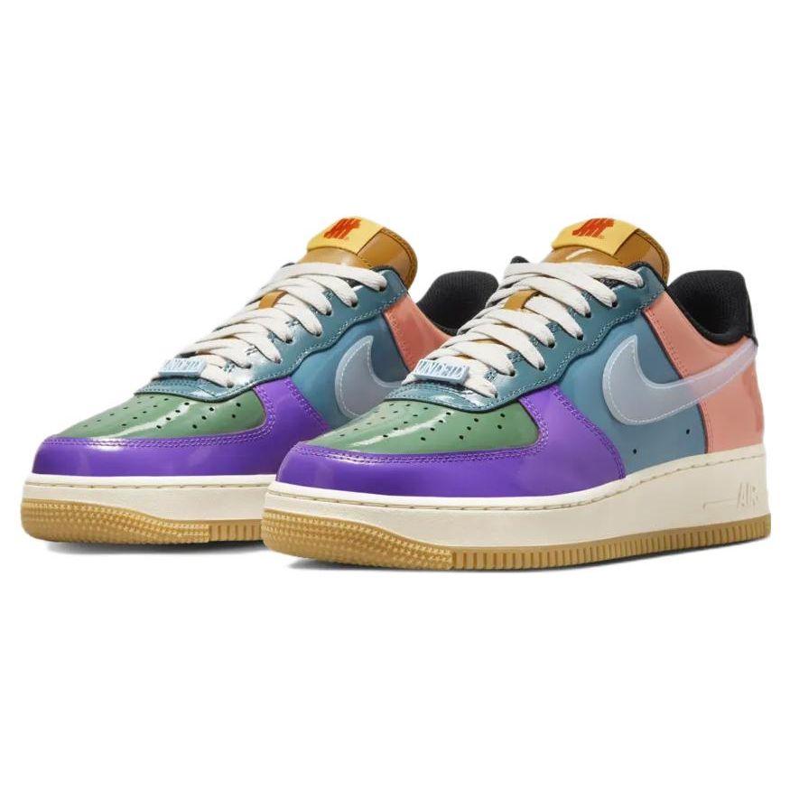 Undefeated X Nike Air Force 1 Low Celestine Blue Unisex Sneakers Multi-Color Sail Gum DV5255-500