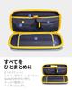 Spigen Switch 2 (2025) Dedicated Carrying Pouch, 5 Pockets, Holds 6 Game Cards, Shoulder Strap, Switch 2 Case, NanoPop Pro AGP09565 (Blueberry/Navy)