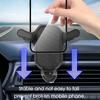 Gravity Car Phone Holder 360 Degree Rotating GPS Stand Car Mount Air Vent Dashboard Car Smartphone Metal Embedded Hooks Holder
