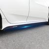 2Pcs Carbon Car Door Side Skirt Sill Stripe Sticker Anti-scratch Refit sticker For Honda Fit Mugen Insight Type S R VTEC DOHC Modulo Vezel Legend RR