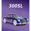 1/24 Benzs 300SL Alloy Car Model Diecasts Metal Classic Electroplating Vehicles Car Model Simulation Sound and Light Kids Gifts