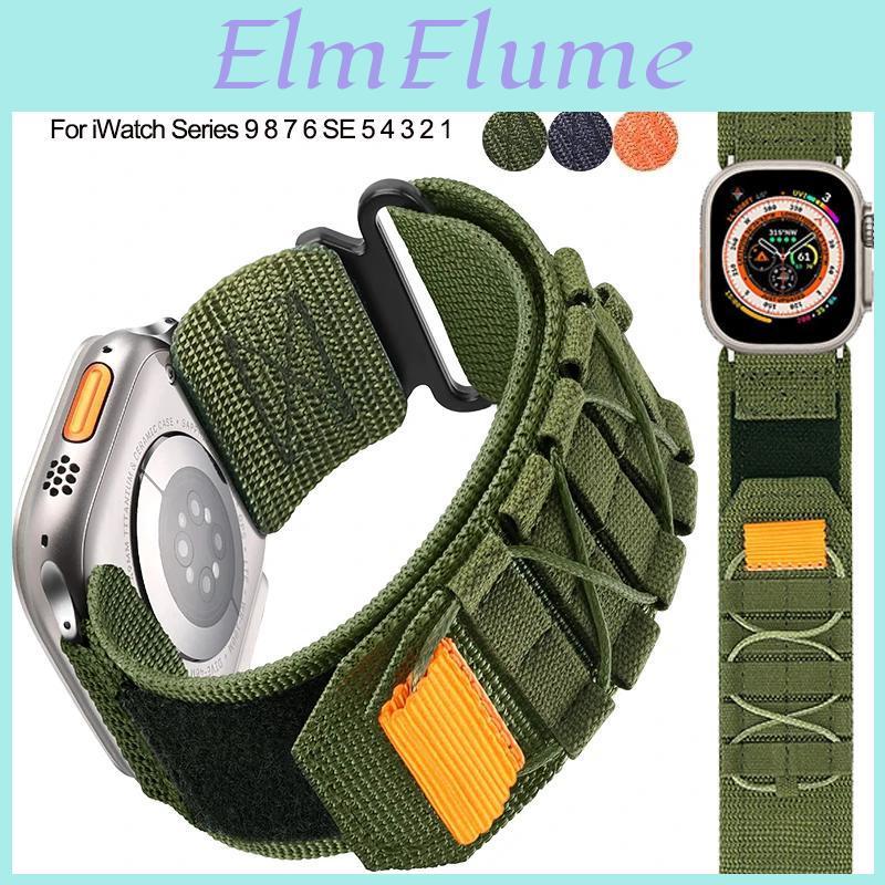 Tactical Sports For Alpine Strap Apple Watch Band Series 9 Appl Watch 87654 Ultra 2 49mm Nylon Strap 42mm 44mm 45mm 38mm 40mm 41mm