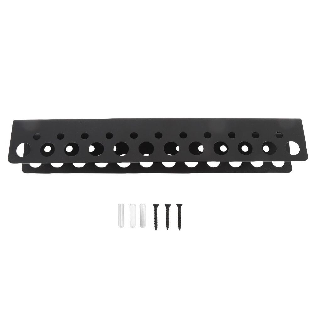 Black Screwdriver Storage Rack Heavy Hand Tools Organizer Wall Mount Screwdriver Holder  Home