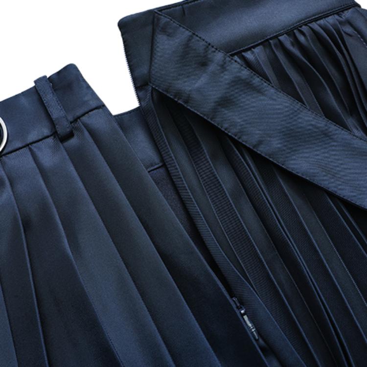 Fila Loose Printed Pleated Midi Skirt Autumn Collection Women Bottoms F11W238307F-ZA