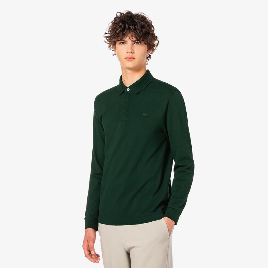 [lacoste] Men's PARIS Long Sleeve Polo Shirt PH248E-55NYZP