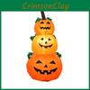 Whimsical 4ft Halloween Inflatable Pumpkin With Brilliant Led Lights Perfect For Outdoor Celebrations