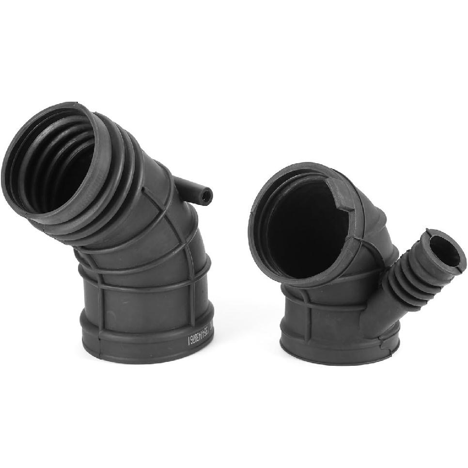 

2Pcs Intake Air Flow Mass Meter Boot 13541438761 + 13541438759 Compatible with BMW 325i 325Ci 330i 330Ci 330xi Z3 E46 E36