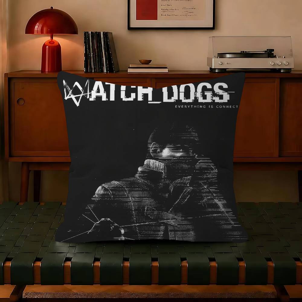 Watch Dogs Game   Decorative Pillowcase Square Pillowcase Home Office Decorative Cushion Cover