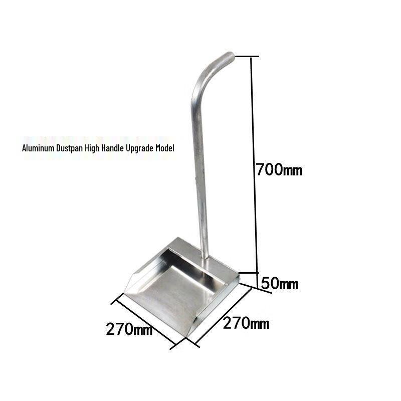 Explosion-Proof Aluminum Dustpan with High Handle Standard