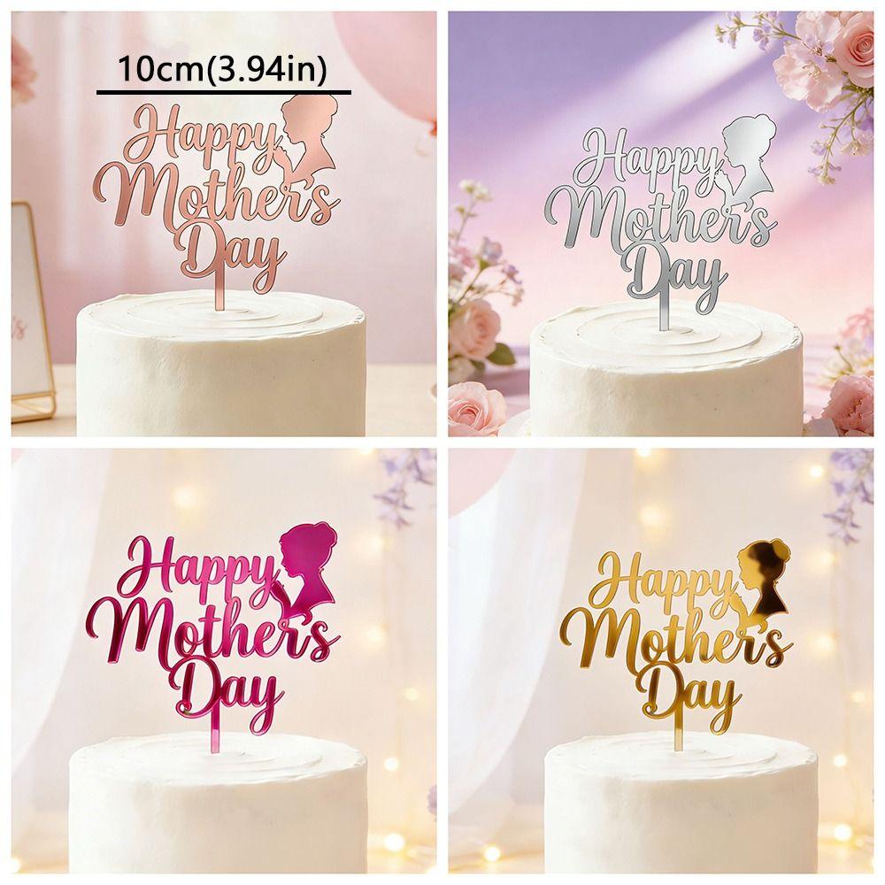 Festival Acrylic Cake Topper Handmade Cupcake Topper Party Supplies Dessert Topper Baking Supplies