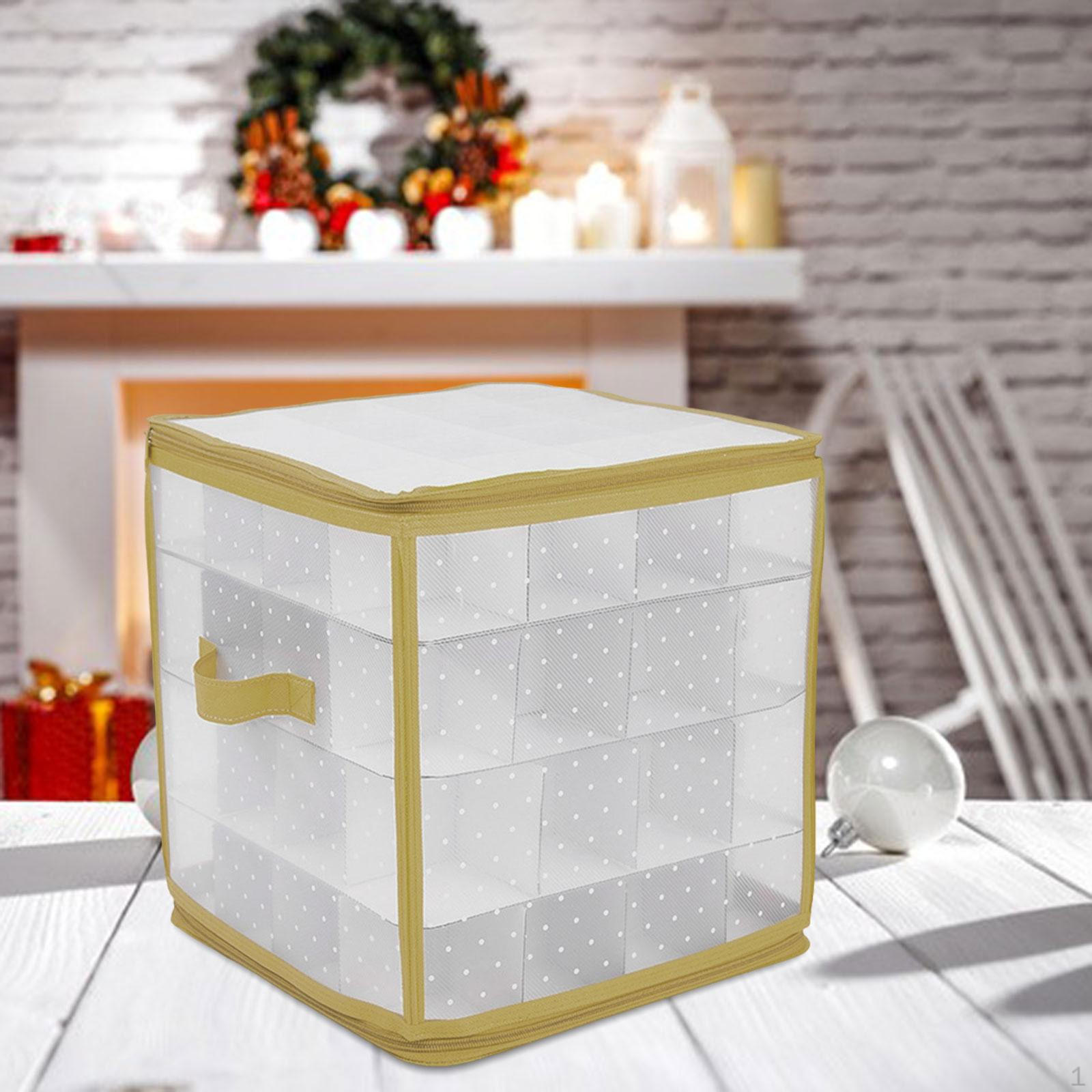 

Коробка для хранения елочных шаров, контейнер для переноски рождественских украшений, помолвка Hold 27 Balls