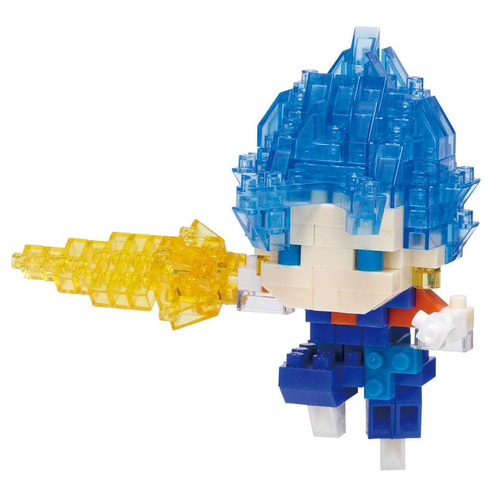 Kawada Nanoblock Dragon Ball Super Vegito Super Saiyan God Super Saiyan X X 18 Ages 12 and Interior NBDB_018, 1.3 10.5 Cm, Up, Decoration, Hobby,