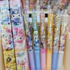 36Pcs/Lot Sanrio  Press Gel Pen Cute 0.5Mm Black Ink Neutral Pens Office School Writing Supplies