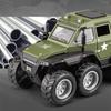 1/32 Siberia Conqueror Shaman 8*8 Tyre Alloy Car Model Diecast Metal Toy Police Off-road Vehicle Car Model Sound Light Kids Gift