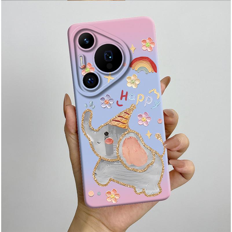 For Huawei Pura 70 Pro Case Pretty Butterfly Flower Soft Silicone Phone Case For Huawei Pura 70 Pura70 Pro 70Pro Plus Back Cover