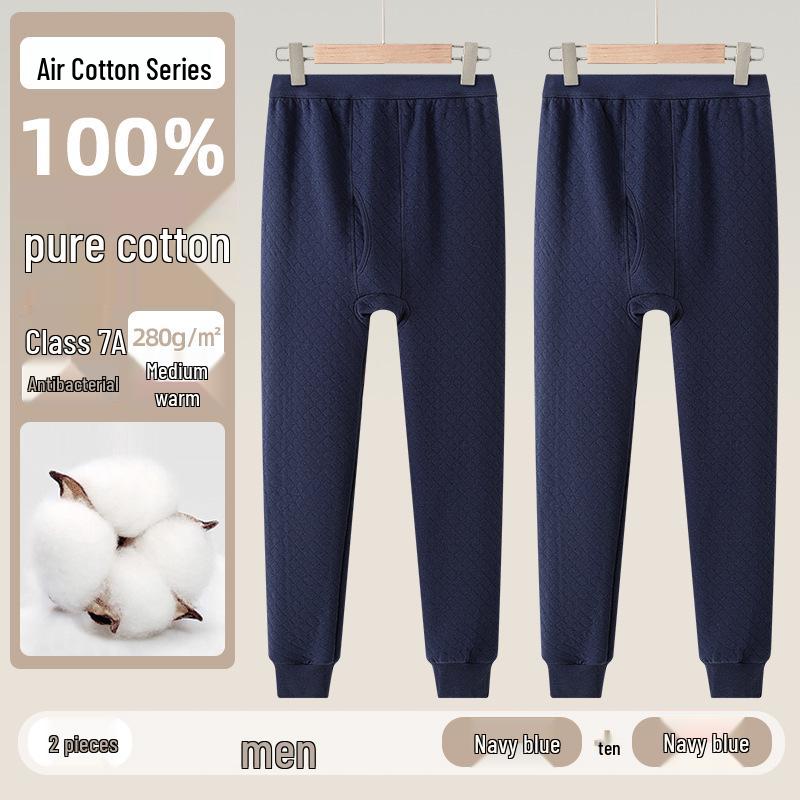 Women's Plus Size Three-Layer Quilted Cotton Pants for Autumn/Winter