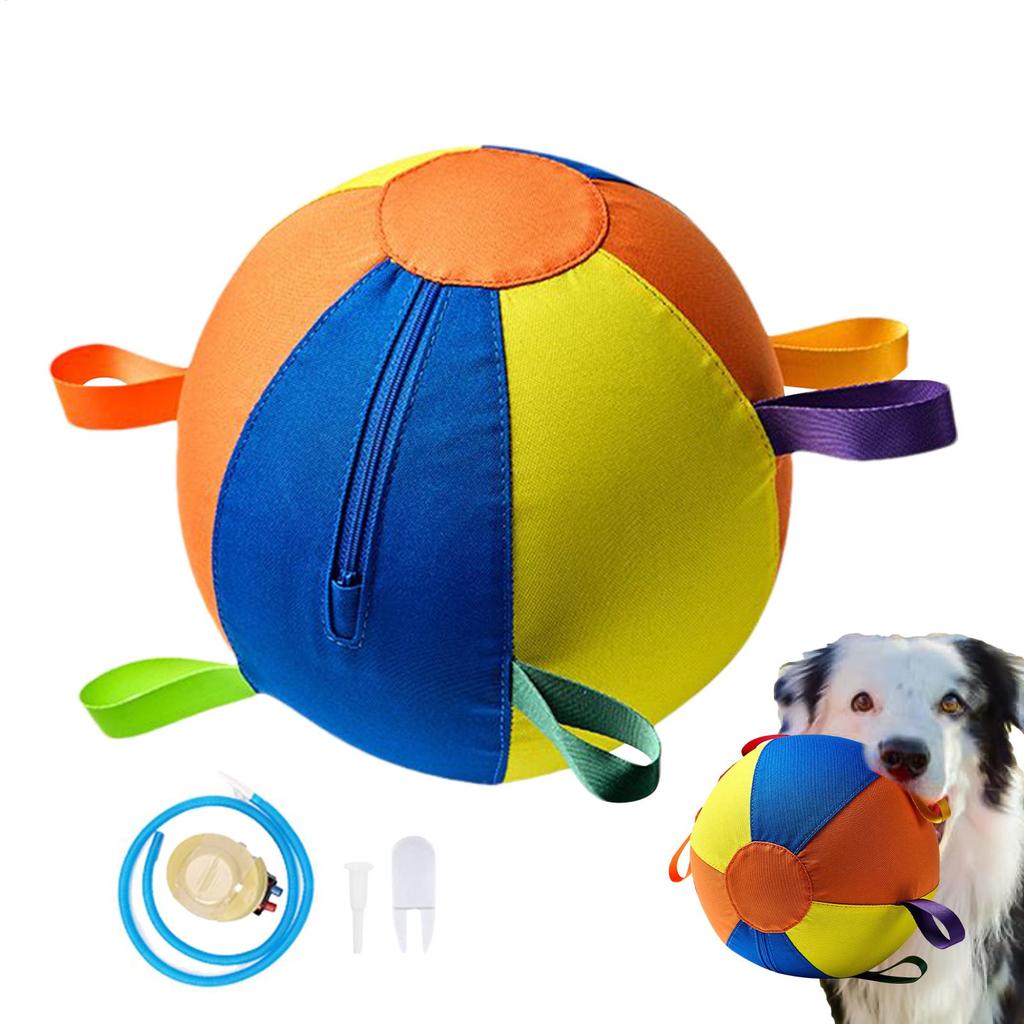 Dog Soccer Ball Interactive Pet Toys Foldable Ball Molar Toy Outdoor Training Ball For Puppy Dog Chew Dog Accessories