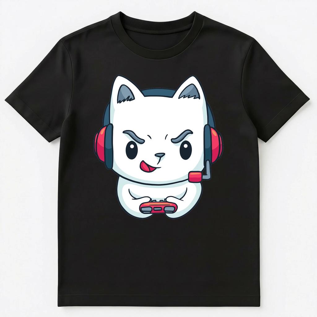 Cute Gaming Animal Gift For A Gamer Graphic Unisex T-Shirt