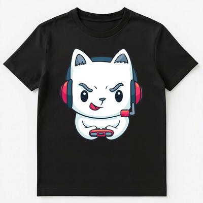 Cute Gaming Animal Gift For A Gamer Graphic Unisex T-Shirt