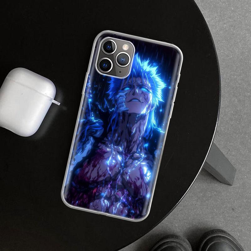 

Чохол Grimmjow 6 Bleach для iPhone 11 12 13 Mini 14 15 Plus 16 Pro Max 17 Air 7 8 + SE Мистецтво Налаштовані Fundas 11 12 13 iPhone 15
