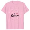 Spanish Team Bride Squad T-shirt Bachelorette Party Tshirt Bridal Wedding Future Bride To Be Tees Flowers Short Sleeved Tops