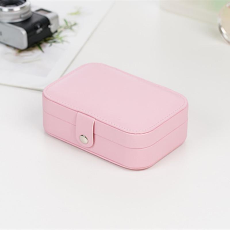 Jewelry box, jewelry organizer, multifunctional portable creative leather jewelry case, korean style accessories