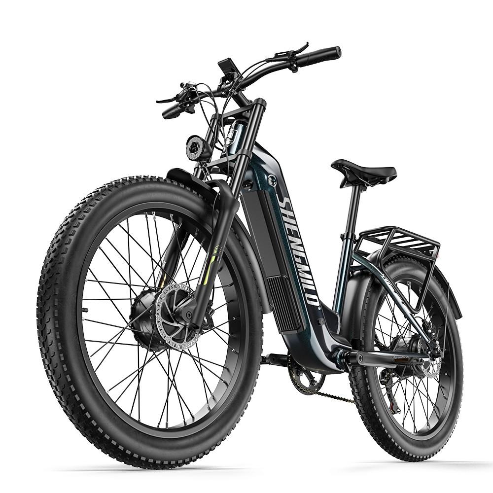 Shengmilo S700 PRO All Terrain E-Bike, Dual Hydraulic Suspension & Disc Brakes, 2000W, 40° Climbing, 48V 25Ah, Shimano 7S