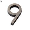 5cm Plated House Door Plaque Address Number Digit Figure Plate Sign Hotel Decor MIT