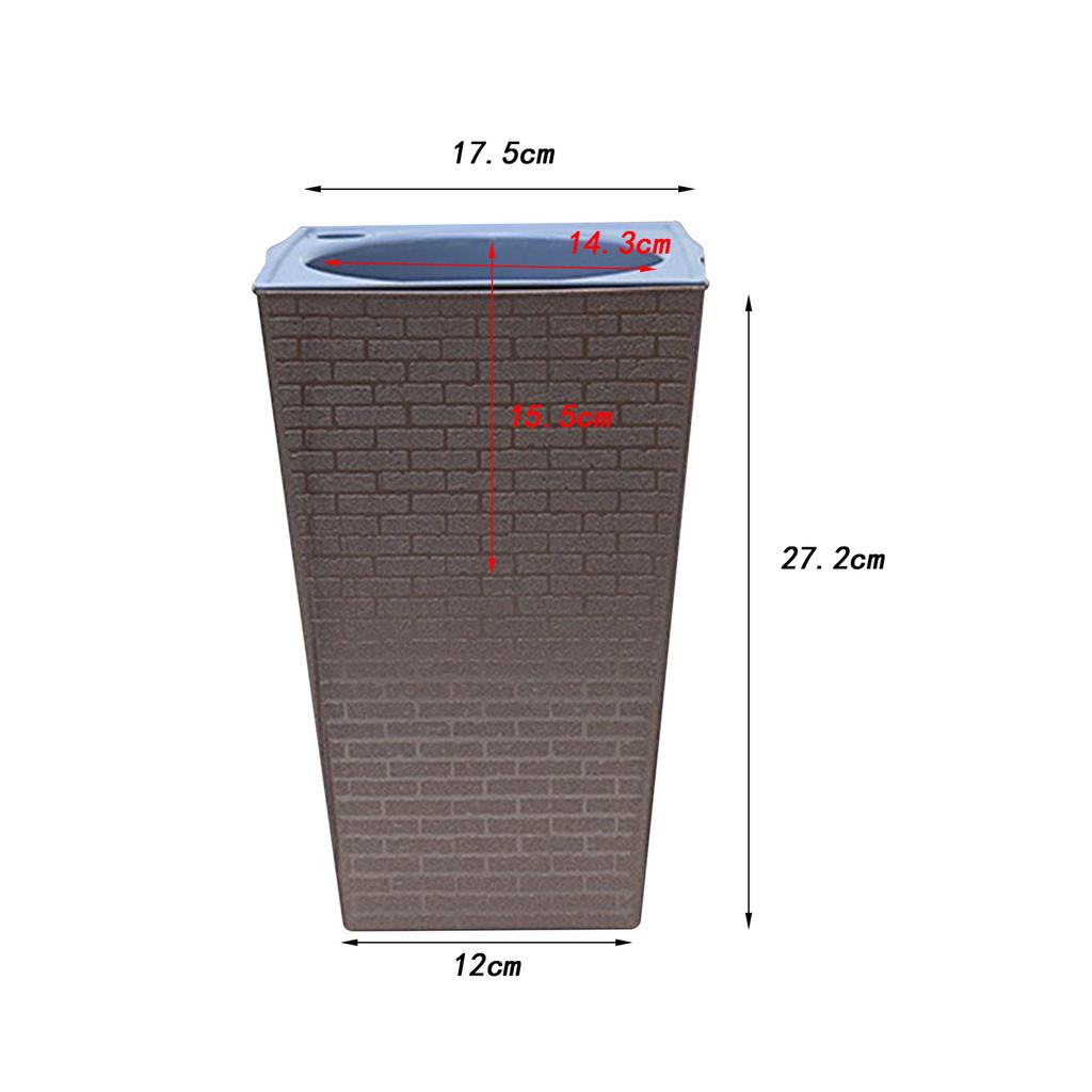 Plastic Plant Pot Self Watering Flower Pot Multifunctional Water-Absorbing Flowerpot with Drainage Holes for Home Garden Supplie