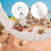 2PCS Hermit Crab Climbing Toys Hermit Crab Accessories Climbing Rope with 4 Hooks Hermit Crabs Habitat Decor for Leopard Gecko Lizards Geckos Snakes
