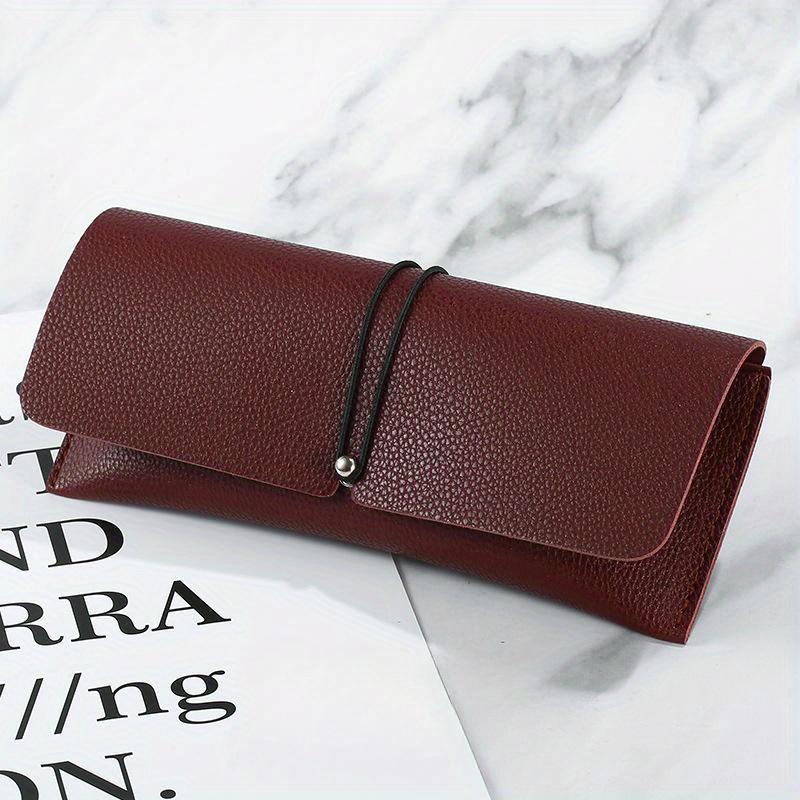 Glasses Case Cover with Rope Buckle Storage Box Sunglasses Case Pouch Eyewear Container Organizer