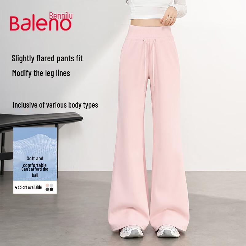 

Baleno Women s High-Waist Straight-Leg Flare Pants L
