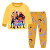 Children's Fashion Suit  Round Neck Long Sleeve Top Pants