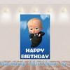 Baby B-BOSSED Birthday Theme Birthday Party Decoration Backdrop Family Cup Plate Napkin Balloons Baby Shower Supplies Kid Gift