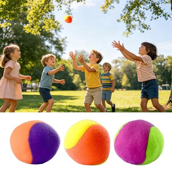 Replacement Sticky Balls for Toss and Catch Sports Game Hook and Loop Balls Kids Playing Ball for Home Park Travel And Fun Gift