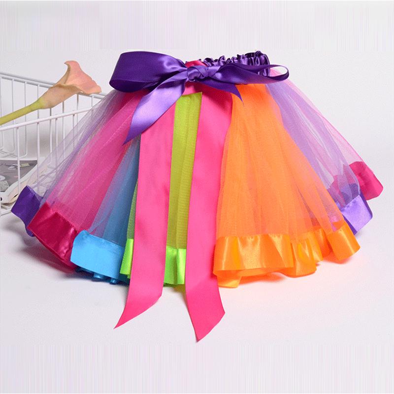 multicolor tutu skirt