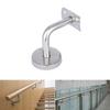 6Pcs Stainless Steel L Shaped Stair Handrail Brackets Wall Support Handrail Bracket for Modern Home And Commercial Use
